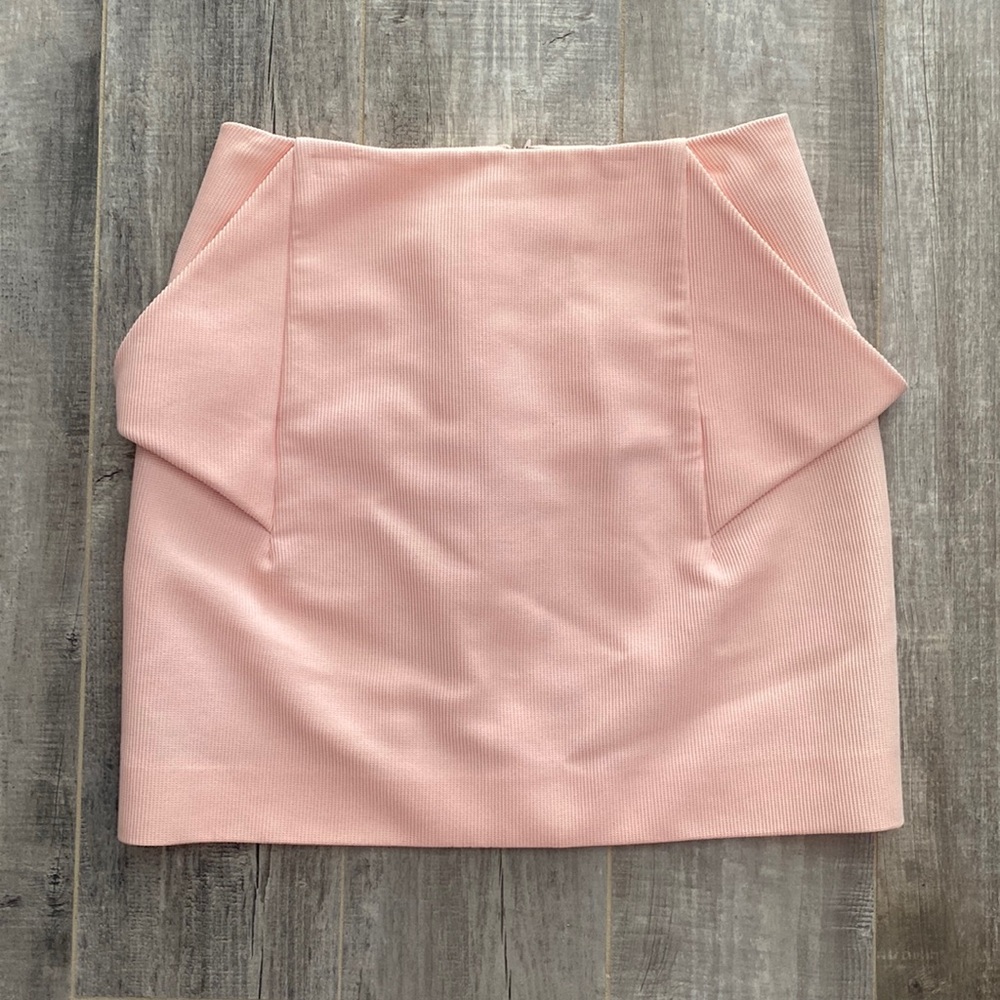 COS peach miniskirt with pockets size 6 usa - Picture 1 of 6